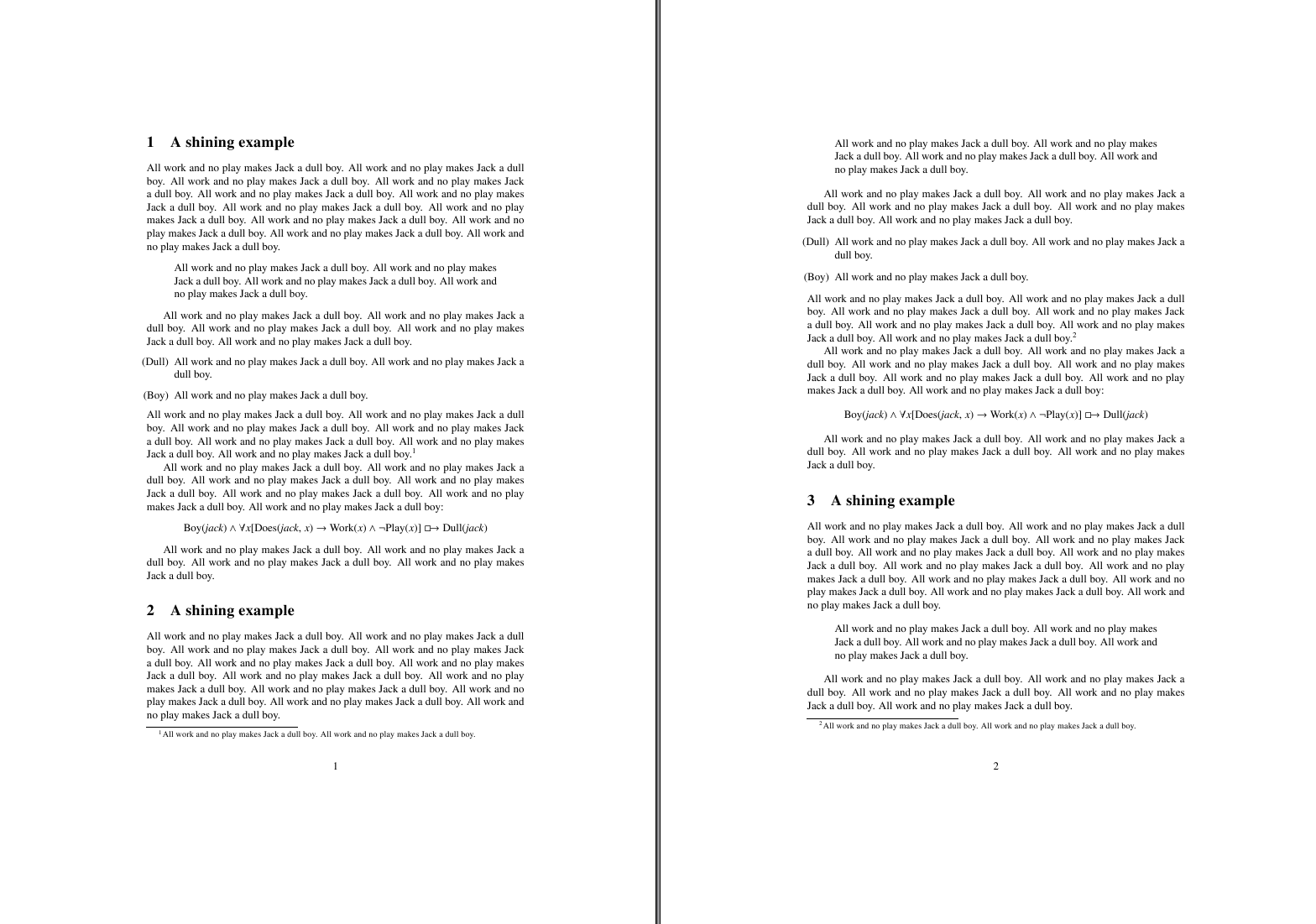 Latex default margin = tiny letters